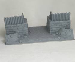 Roman Turf and Timber Gate (15mm)